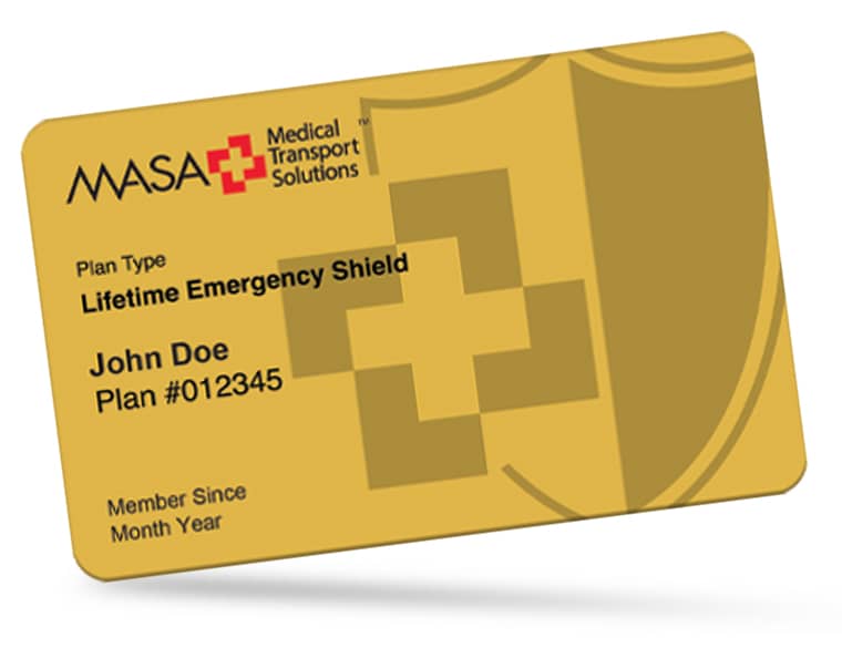 Lifetime Emergency Shield card